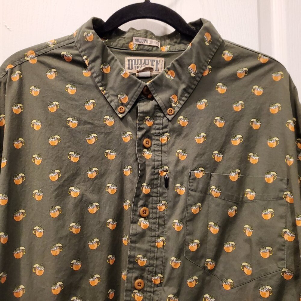 Duluth Moscow Mule Drink Shirt! Perfect bar shirt for a great talking piece! 2XL